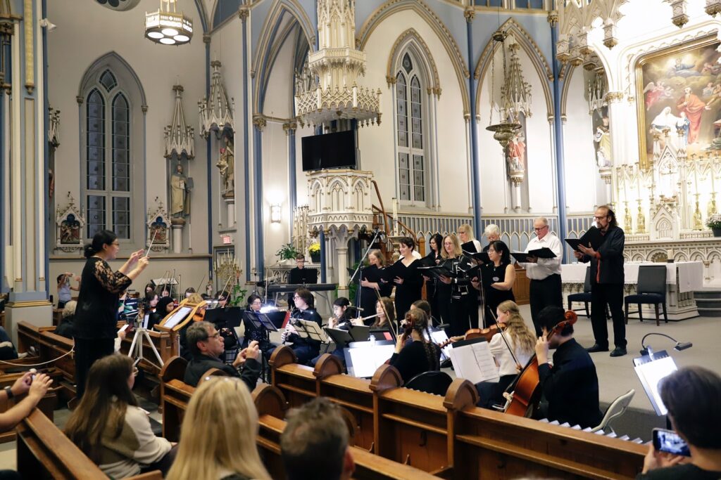 OSJVS Nov 1st Fundraising concert at L’église Très-Saint-Trinité for Lakeshore General Hospital Foundation 